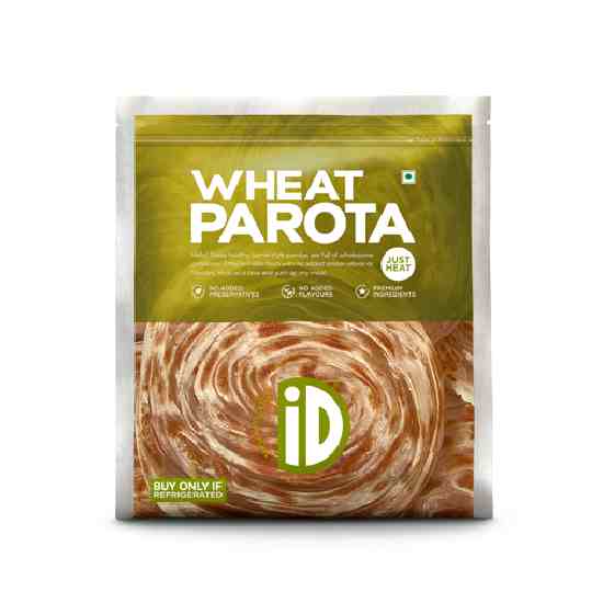 iD  Whole Wheat Porotta (5 Pcs), 350 g Pouch