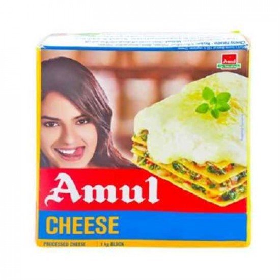 Amul Cheese Block 1 kg (Carton)