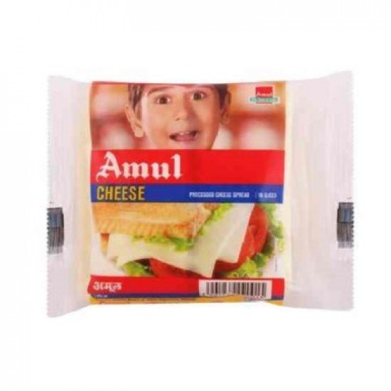 Amul Plain Cheese Slices 200 g (Pack)