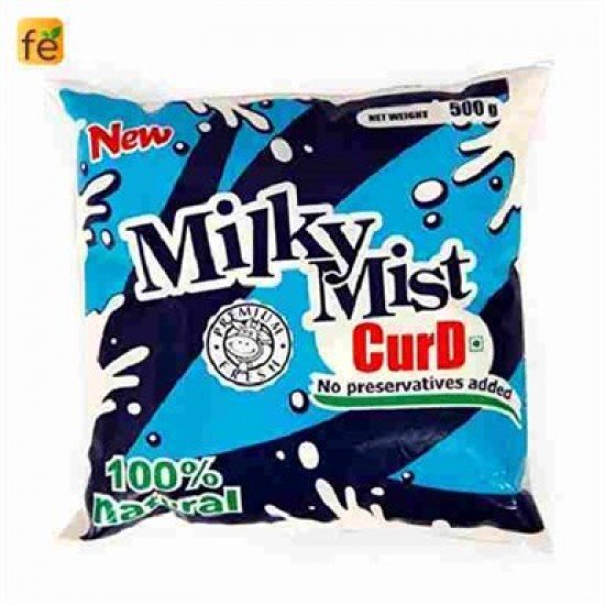 Milky Mist Curd - Farm Fresh, 500 g Pouch