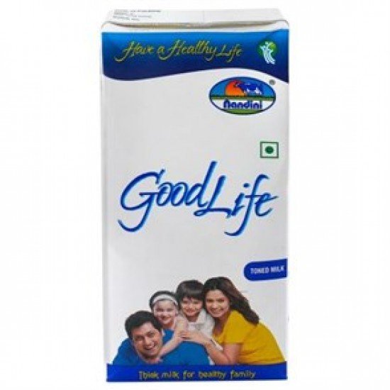 Nandini Goodlife Toned Long Life Milk 1 L (Tetra Pak)