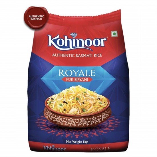 Kohinoor Authentic Basmati Rice, Royale 1kg