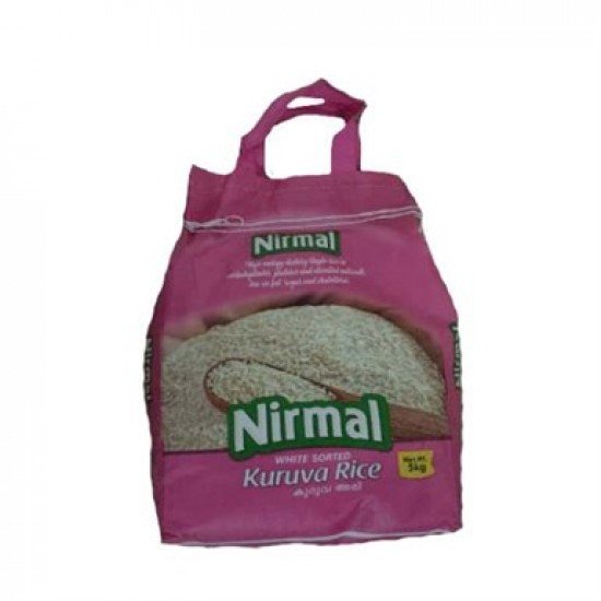 Nirmal White Sorted Kuruva Rice (കുറുവ അരി), 5kg