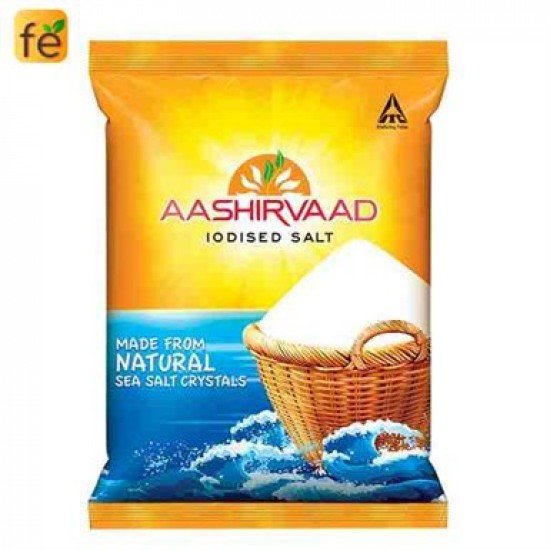 Aashirvaad Salt, 1kg (Iodised)