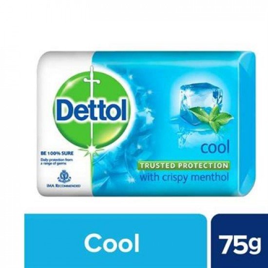 Dettol Bathing Bar Soap - Cool, 75 g