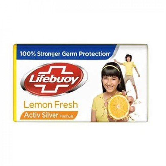 Lifebuoy Soap Bar - Lemon Fresh, Germ Protection, 125 gm