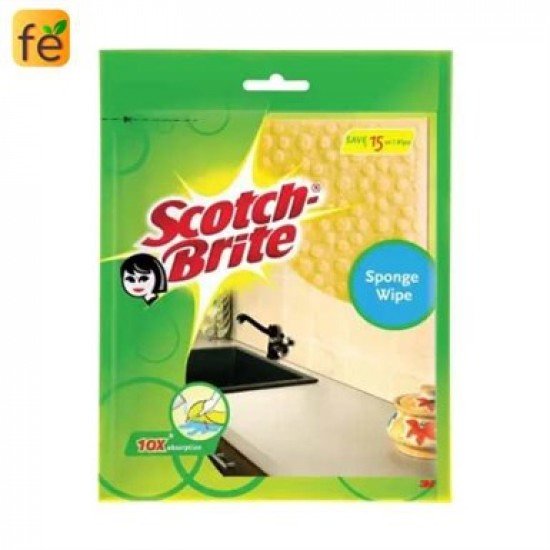 Scotch Brite Sponge Wipe  (Large, Pack of 3)