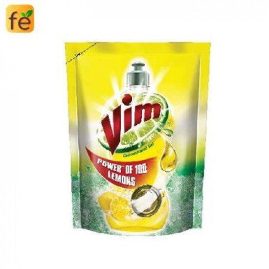 Vim Dishwash Gel, Lemon, 225 ml