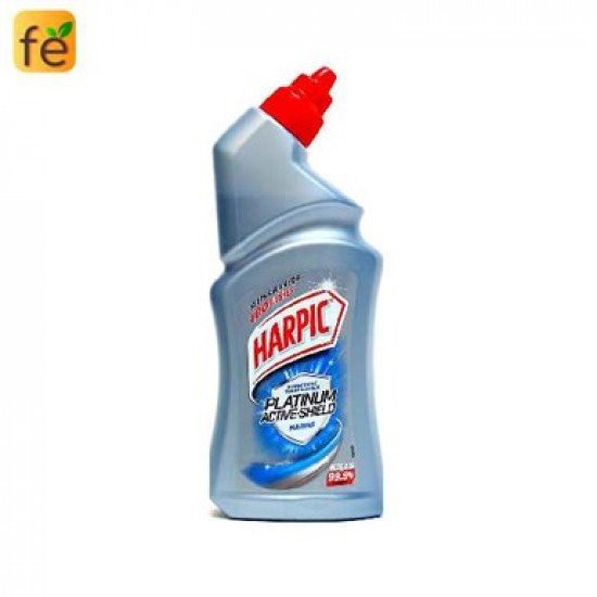 Harpic Platinum Active-Shield Toilet Cleaner, Marine - 500ml