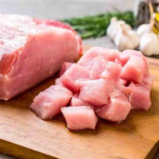 Farm Pork without Skin (Boneless), 500gm