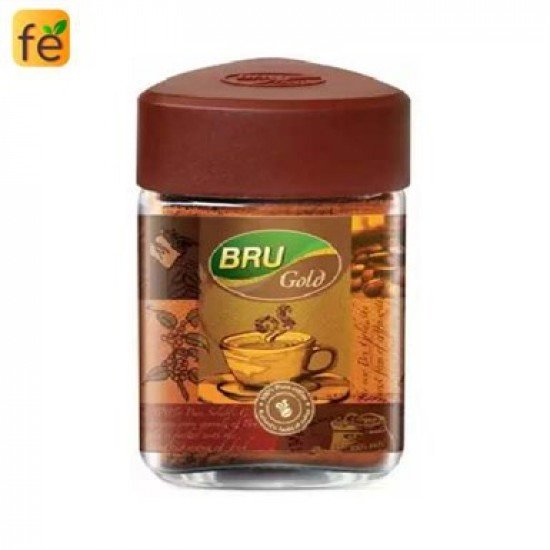 BRU Gold Instant Coffee, 25g Jar